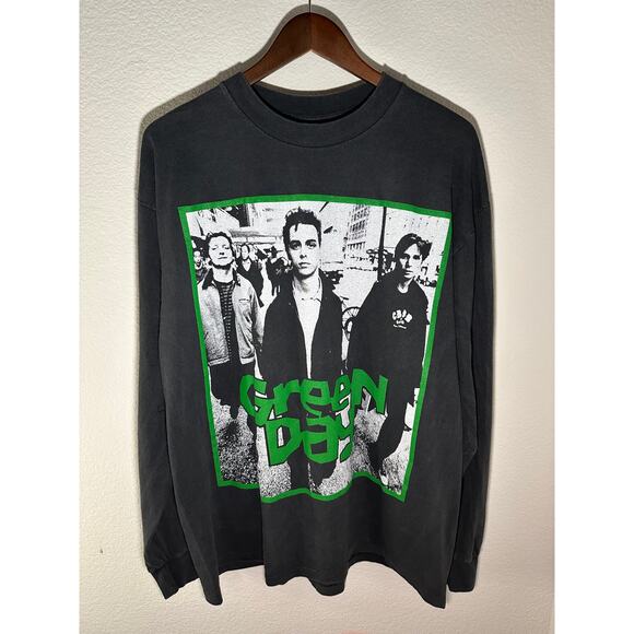 Green Day 1994 Vintage Reprint Long Sleeve T-shirt - Picture 1 of 6
